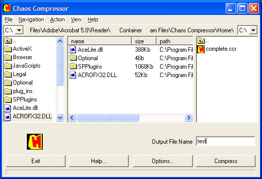 CHAOS Compressor - CHAOS Compressor is the easy  archiver.